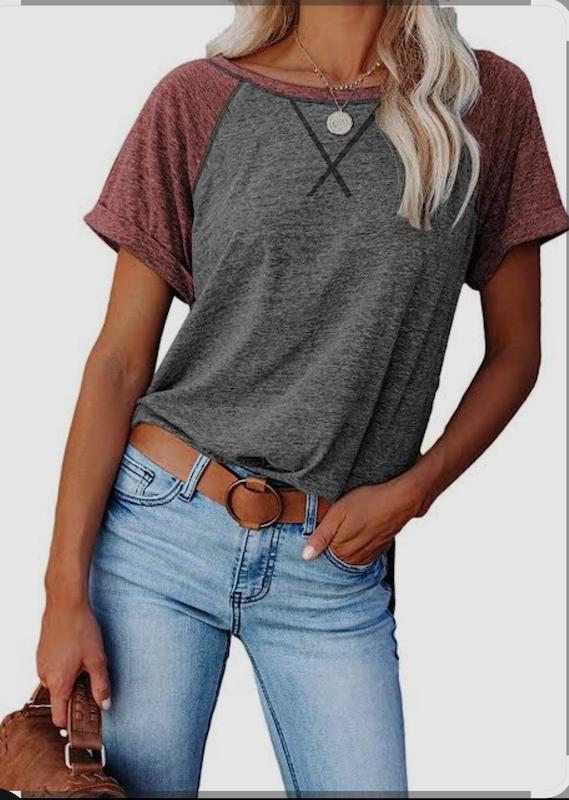 تیشرت وارداتی دورنگ 