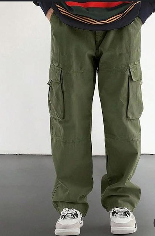 شلوار کتان  کارگوشش جیب مردانه ترک 