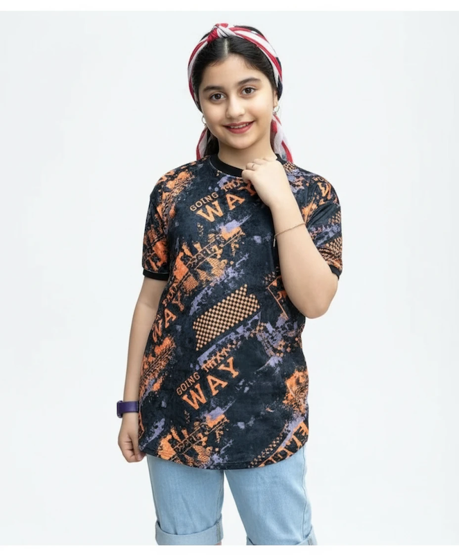 تیشرت مخمل چاپی 