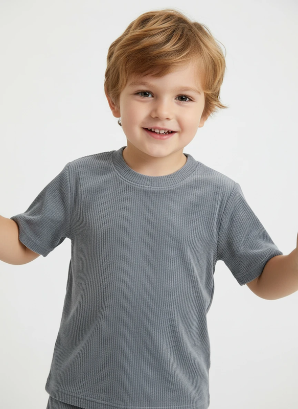 تیشرت مخمل کبریتی بچه گانه