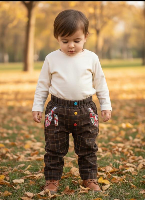 شلوار مخمل اسپرت کمرکش 