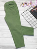 شلوار مام فیت دخترانه و پسرانه  پشت کمرکش دار رنگ سبز (Green Mom Fit Pants)-کپی