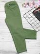 شلوار مام فیت دخترانه و پسرانه  پشت کمرکش دار رنگ سبز (Green Mom Fit Pants)-کپی