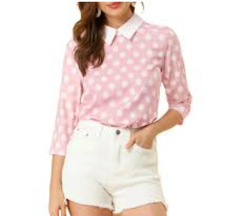 شومیز خال خالی یلدایی