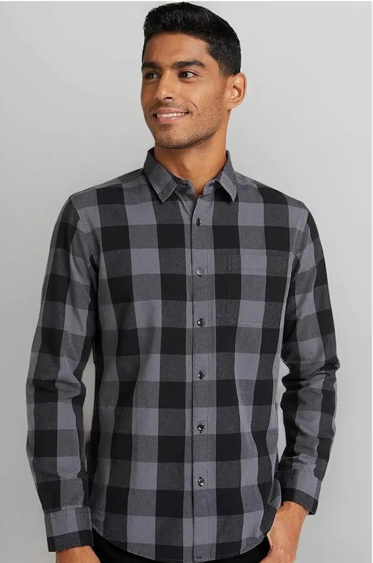 پیراهن چهارخانه مردانه دبل فیس 