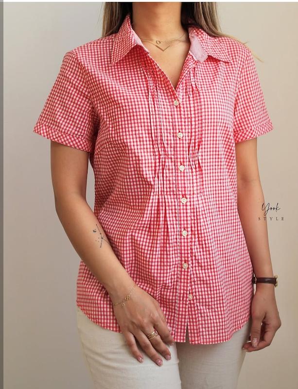 شومیز آستین کوتاه عروسکی 