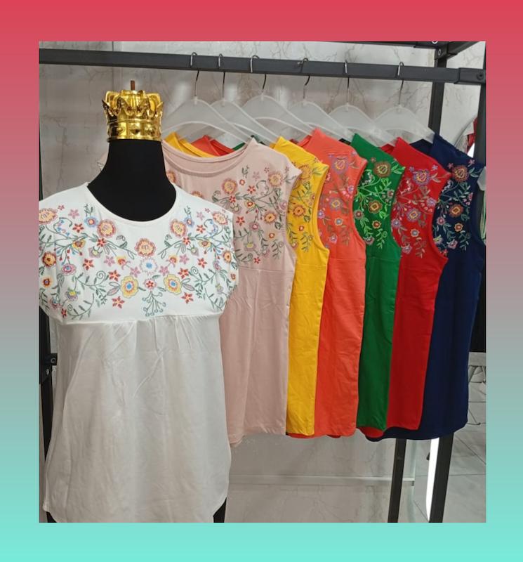 تیشرت بالاتنه سنتی نخ پنبه