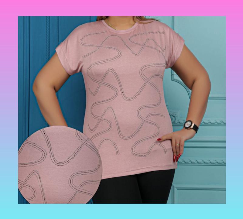 تیشرت ماری فول نگین نخ پنبه