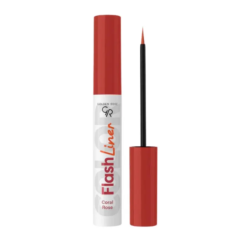 خط چشم مایع رنگی گلدن رز مدل Flash Liner حجم ۳.۵ میلی لیتر اصل ترکیه