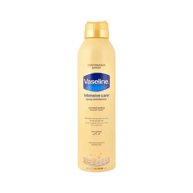 اسپری مرطوب‌کننده بدن وازلین عصاسپری مرطوب‌کننده بدن وازلین عصاره جو دوسر Vaseline جو دوسر Vaseline
