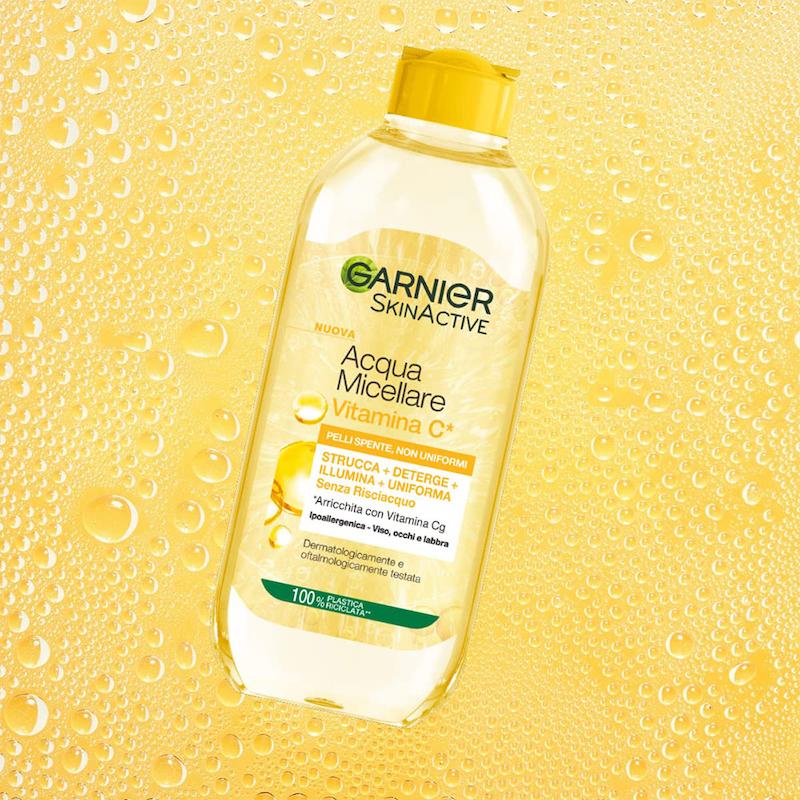 میسلار واتر گارنیر ویتامین C زرد ۴۰۰ میل | Garnier Vitamin C Micellar Water