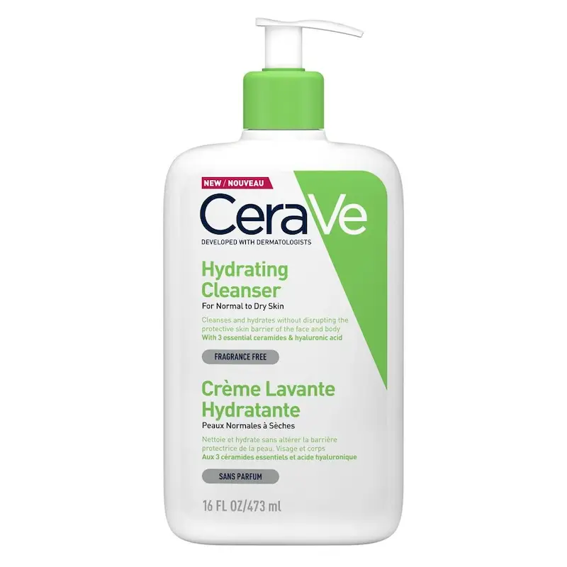 ژل شستشو آبرسان صورت (نرمال تا خشک) سراوی CeraVe Hydrating Cleanser