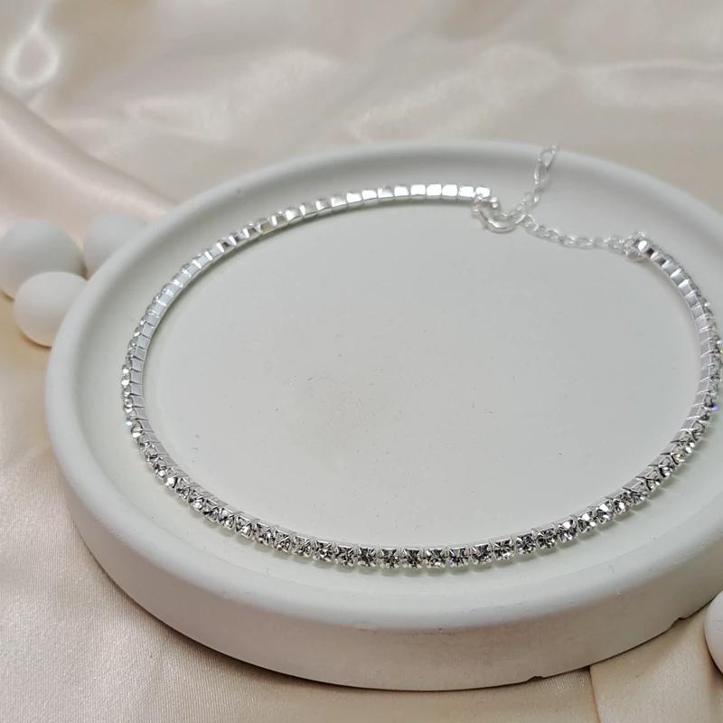 طوق گردن نگینی