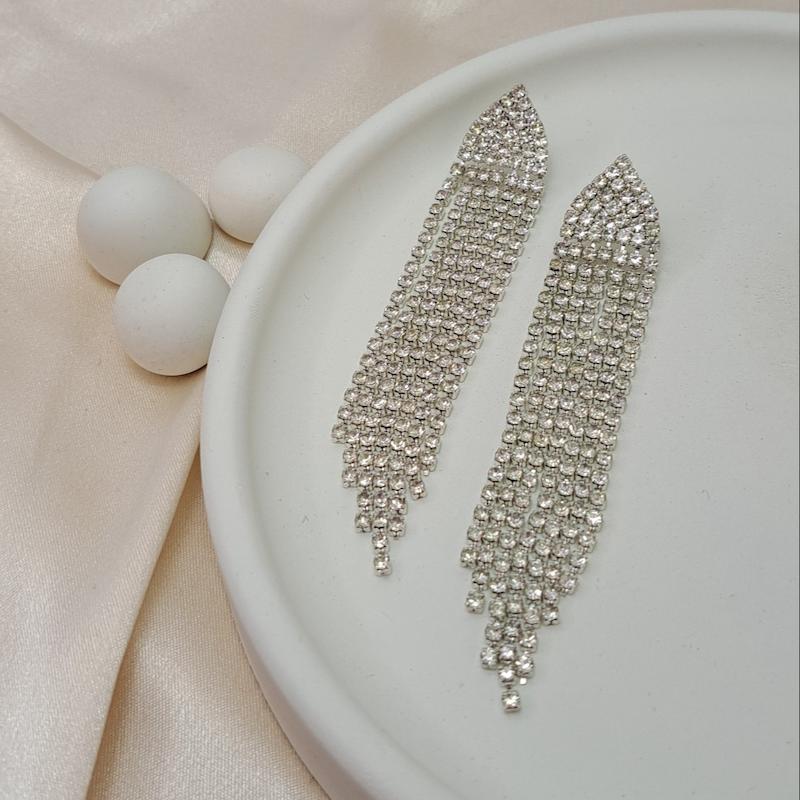 گوشواره فول نگین
