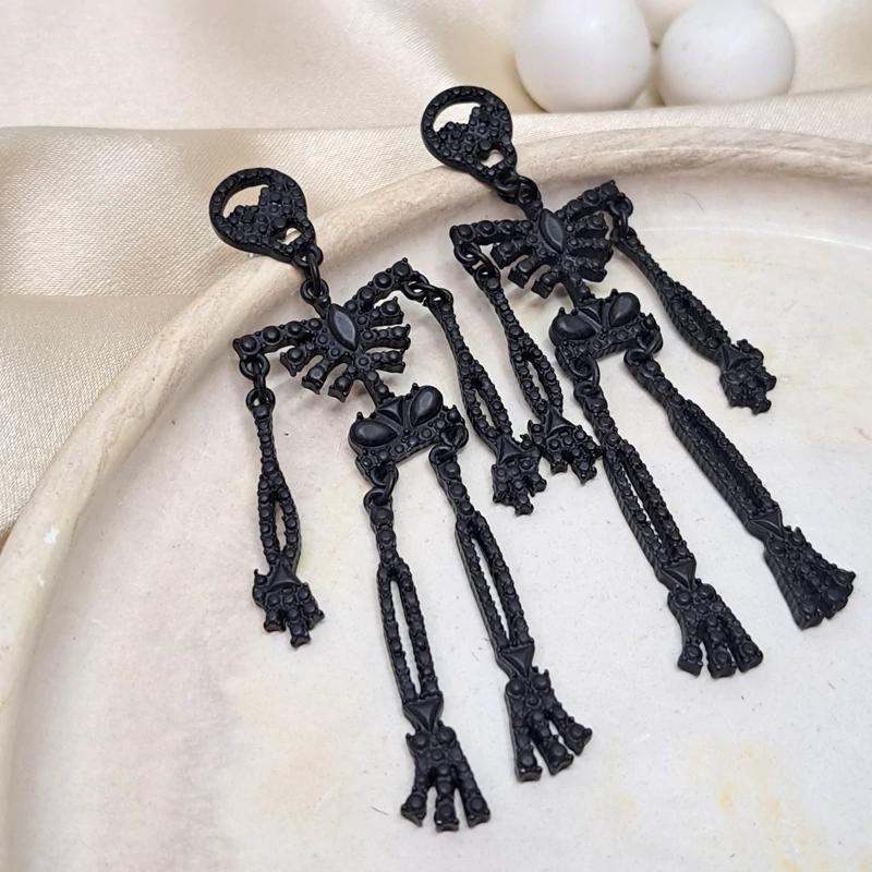 گوشواره آویز اسکلت