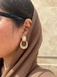 گوشواره میناکاری صدفی