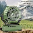 پنکه رومیزی مدل Outdoor Fan LED ظرفیت ۲۴۰۰ میلی آمپر ساعت