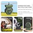 پنکه رومیزی مدل Outdoor Fan LED ظرفیت ۲۴۰۰ میلی آمپر ساعت