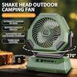 پنکه رومیزی مدل Outdoor Fan LED ظرفیت ۲۴۰۰ میلی آمپر ساعت
