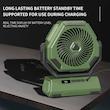 پنکه رومیزی مدل Outdoor Fan LED ظرفیت ۲۴۰۰ میلی آمپر ساعت