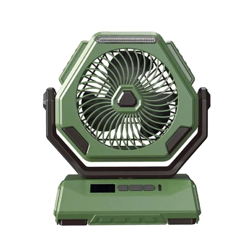 پنکه رومیزی مدل Outdoor Fan LED ظرفیت ۲۴۰۰ میلی آمپر ساعت
