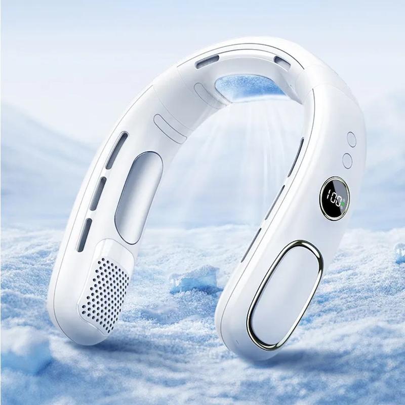  پنکه گردنی مدل Cold Compress Neck Fan 2026 ظرفیت 4000 میلی آمپر ساعت