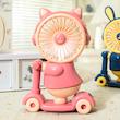 پنکه شارژی فانتزی Animal Fan مدل 6629A با چراغ خواب و تراش