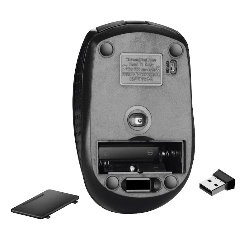 ماوس بی‌سیم ۲٫۴ گیگاهرتز با گیرنده USB و کلید DPI