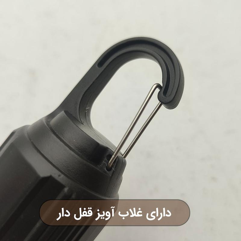 چراغ آویز چادر مدل شارژی T01 طرح حبابی