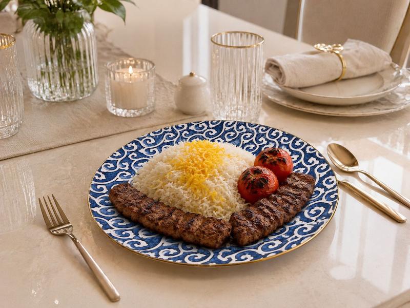 پلوخوری دنی هوم طرح برجسته تکی