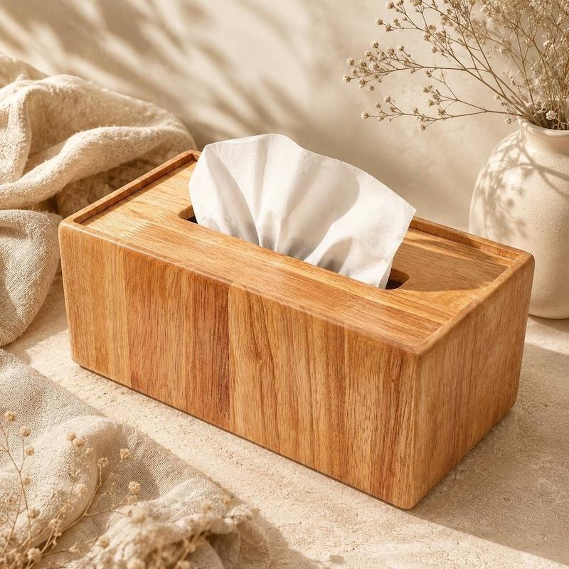 جا دستمال کاغذی چوبی کد 4004