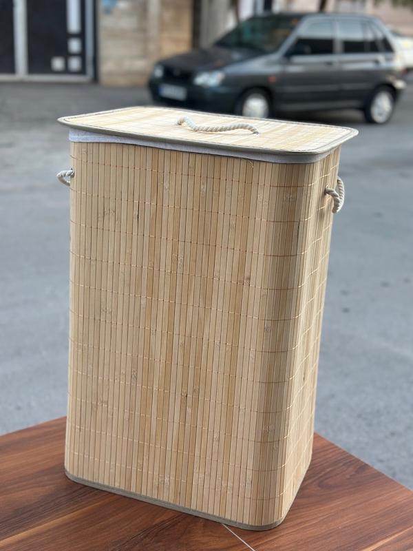 سبد لاندری حصیری وارداتی بزرگ