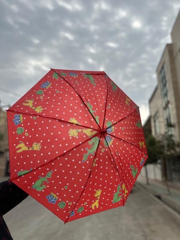 چتر کودکانه رنگی