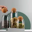 ‫بانکه سه سایز پیرکس مدل استوانه درب توپی