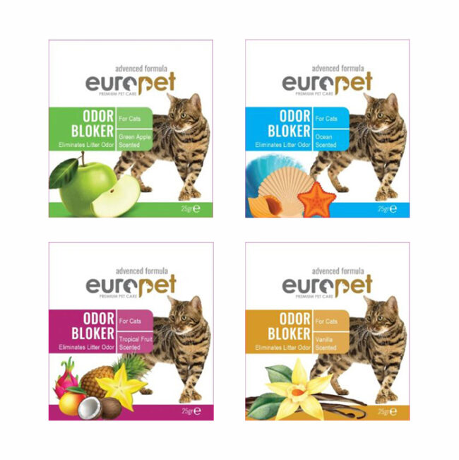 پودر خوش بو کننده خاک گربه Europet