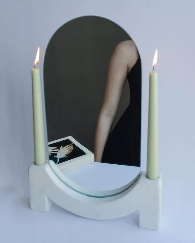 آینه شمعدان