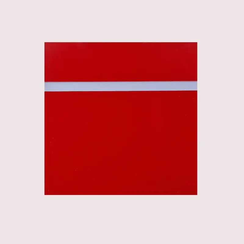 ورق مولتی استایل کد قرمز پس زمینه سفید SW-001 ضخامت 1.2 میلی متر