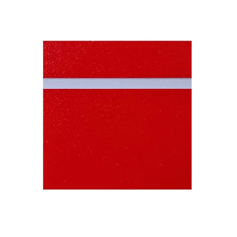 ورق مولتی استایل قرمز پس زمینه سفید کدر کد SW-038 ضخامت 1.2 میلی متر