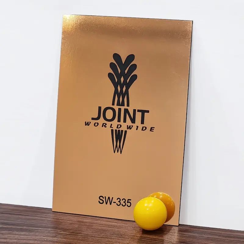 ورق مولتی استایل آینه ای مسی پشت مشکی کد SW-335