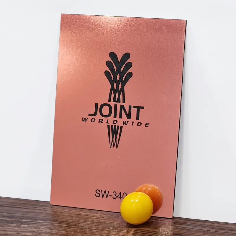 ورق مولتی استایل آینه ای رزگلد پشت مشکی کد SW-340