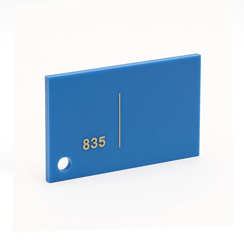 ورق پلکسی رنگی کد 835 - آبی لاجوردی