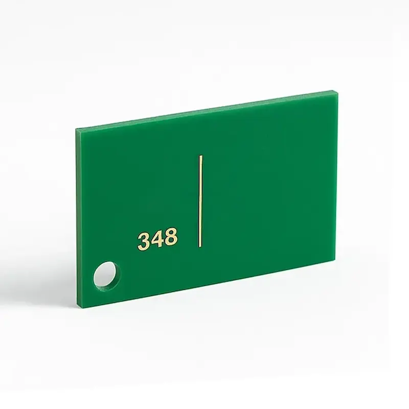 ورق پلکسی رنگی کد 348 - سبز