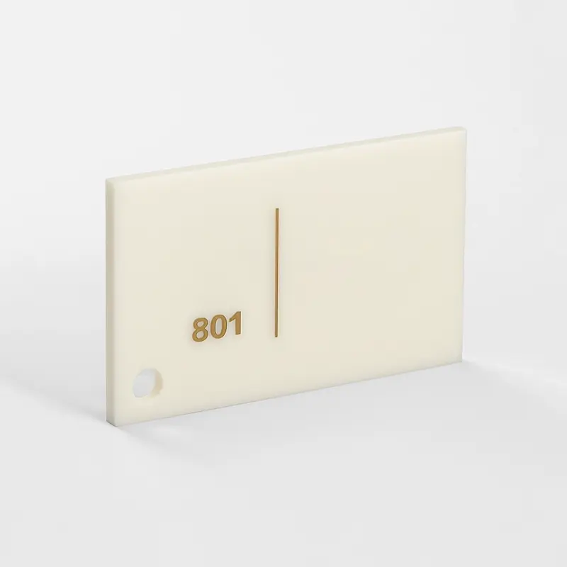 ورق پلکسی رنگی کد 801 - کرم