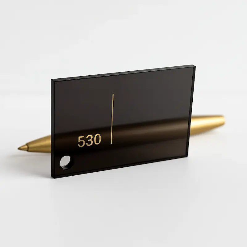 ورق پلکسی شفاف کد 530 - مشکی