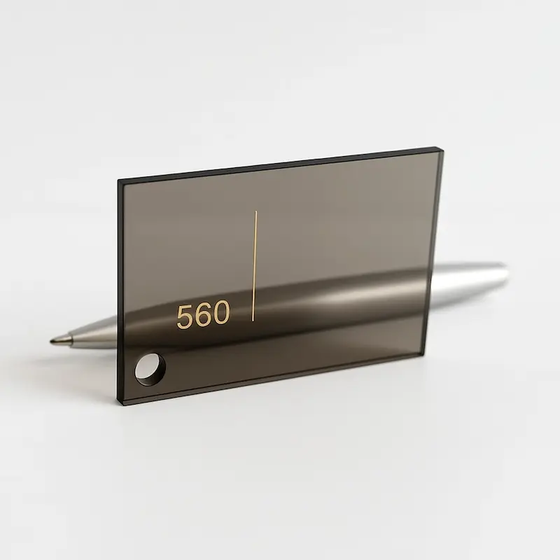 ورق پلکسی شفاف کد 560- دودی