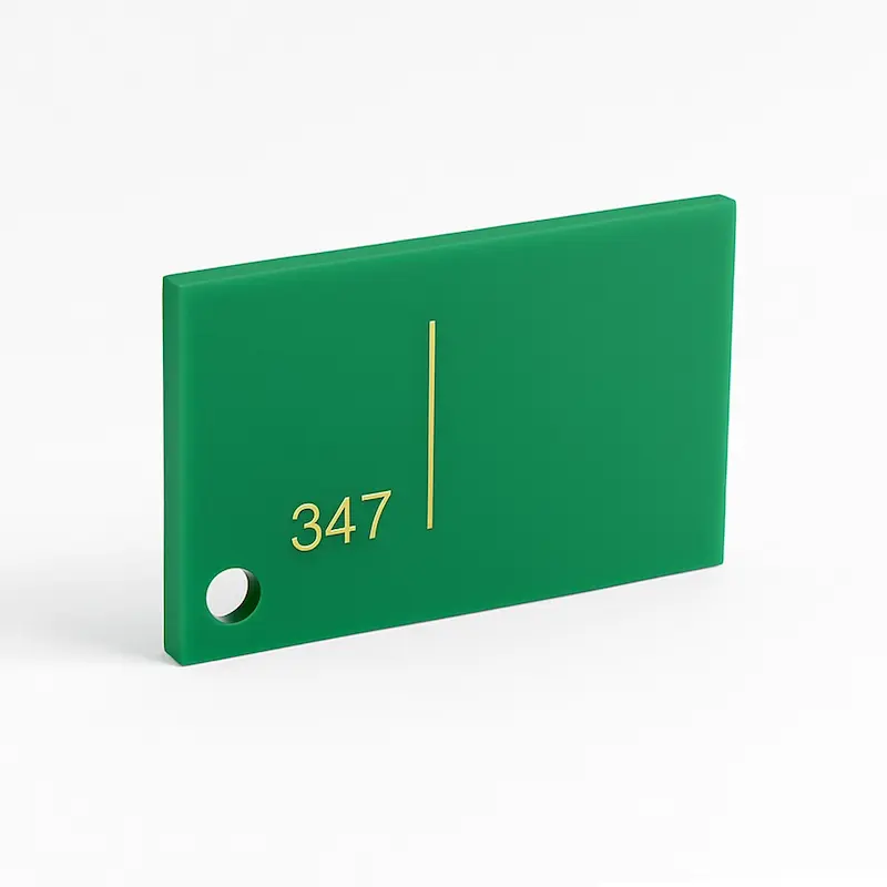 ورق پلکسی رنگی کد 347 - سبز اسپانیایی