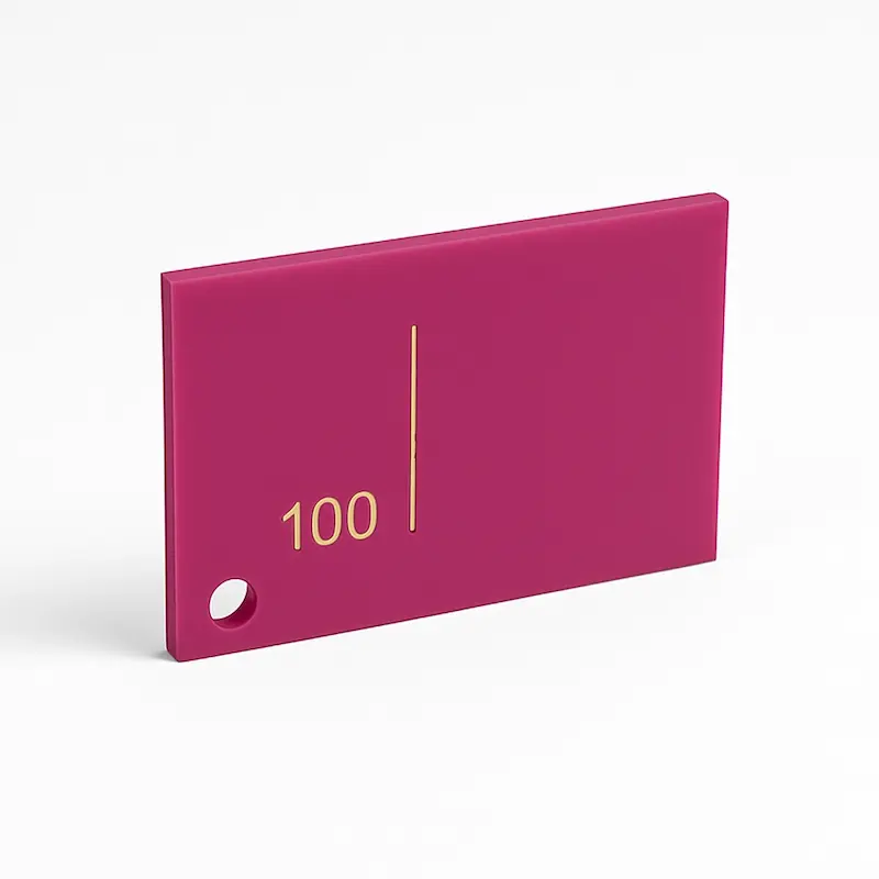 ورق پلکسی رنگی کد 100- صورتی