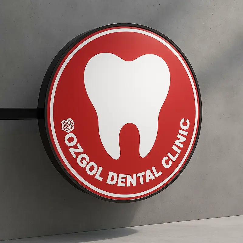 لایت‌ باکس دایره‌ای قطر 60 سانتیمتر