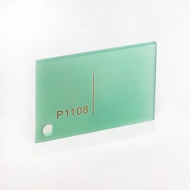 ورق پلکسی یک رو مات کد P1108 - سبز پاستلی
