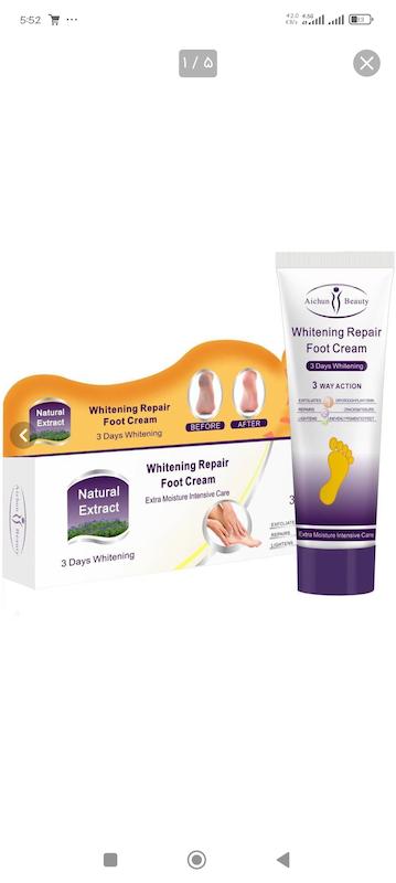 کرم ترمیم کننده ترک پا آیچون بیوتی AICHUN BEAUTY اصلی 100 میل